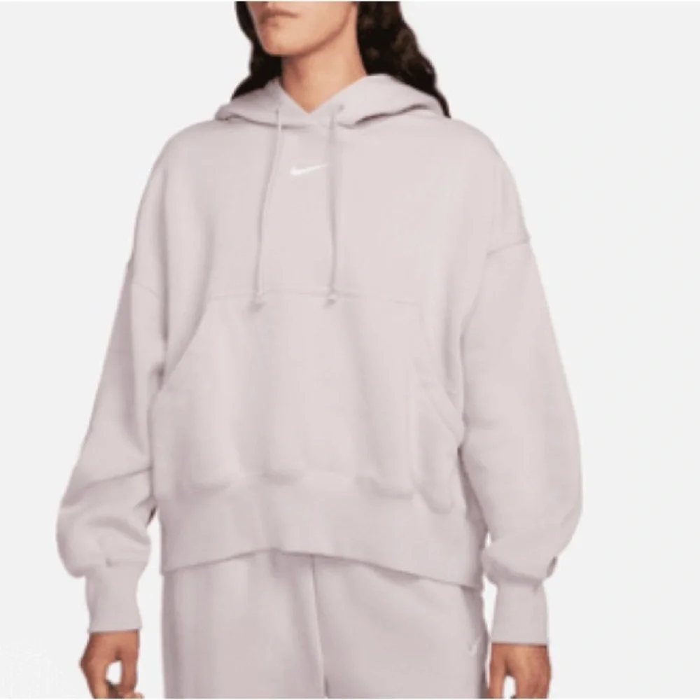 Nike Women's Platinum Violet Phoenix Fleece Hoodie - Picture 3 of 3